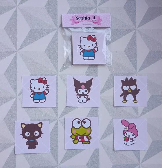 Jogo da Memória Brinde Personalizado Hello Kitty e Amigos - foto 1