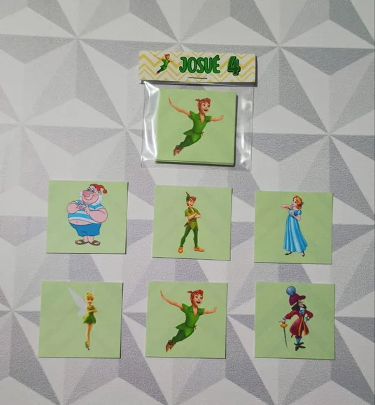 Jogo da Memória Brinde Personalizado Peter Pan - foto 1