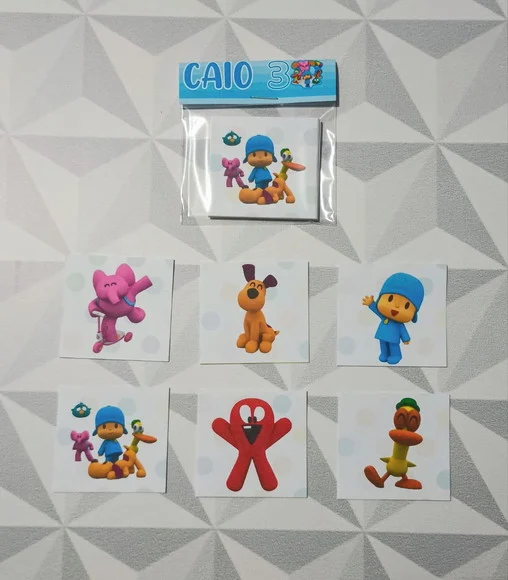 Jogo da Memória Brinde Personalizado Pocoyo - foto 1