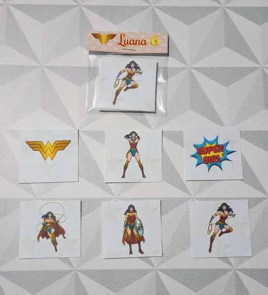 Jogo da Memória Brinde Personalizado Mulher Maravilha - foto 1