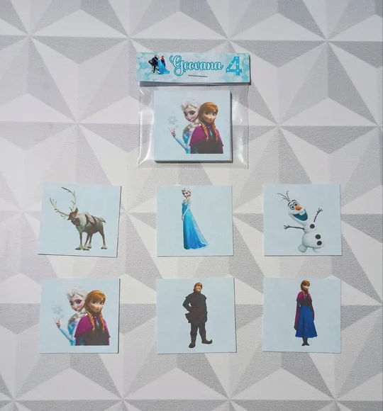 Jogo da Memória Brinde Personalizado Frozen - foto 1