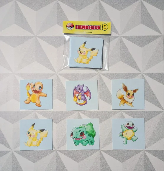 Jogo da Memória Brinde Personalizado Pokemon - foto 1