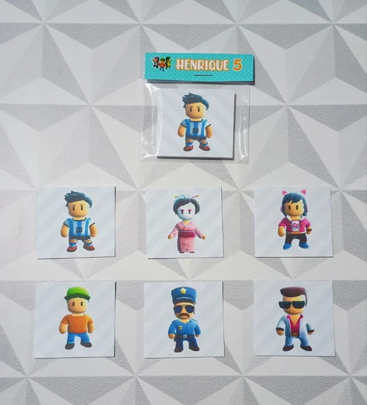 Jogo da Memória Brinde Personalizado Stumble Guys - foto 1