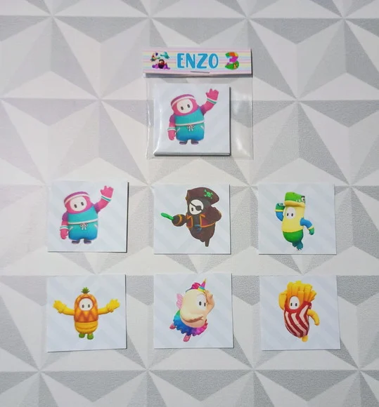 Jogo da Memória Brinde Personalizado Fall Guys - foto 1