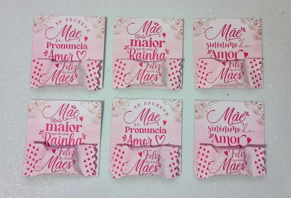 Card com Bala Personalizada Brinde Dia das Mães - foto 1