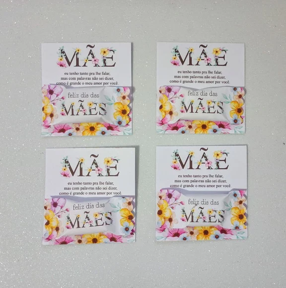 Card com Bala Personalizada Brinde Dia das Mães - foto 1