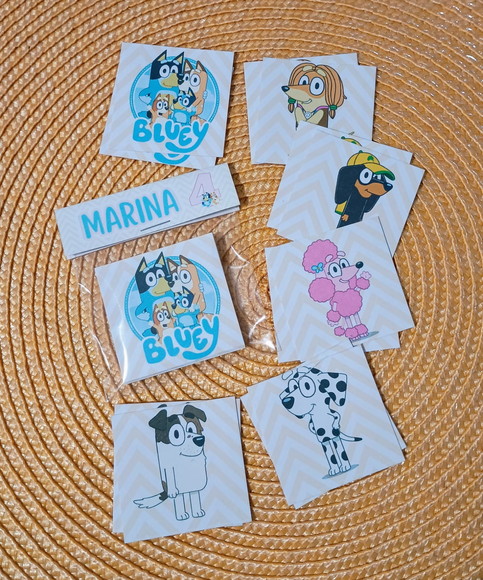 Jogo da Memória Bluey e Bingo Brinde Personalizado - foto 1