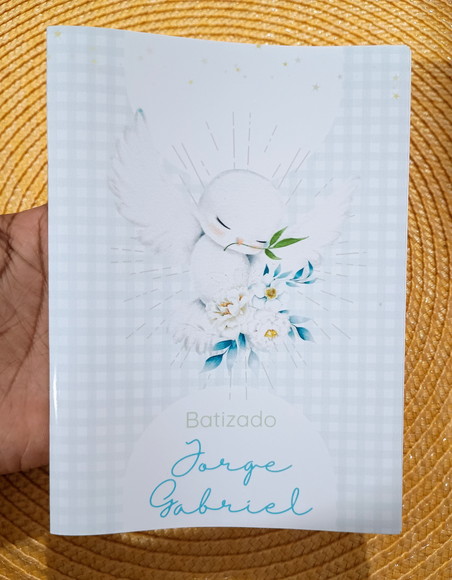Livrinho de Orações Lembrança Personalizada para Batizado - foto 1