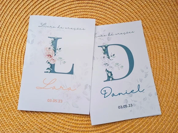 Livrinho de Orações Lembrança Personalizada Batizados