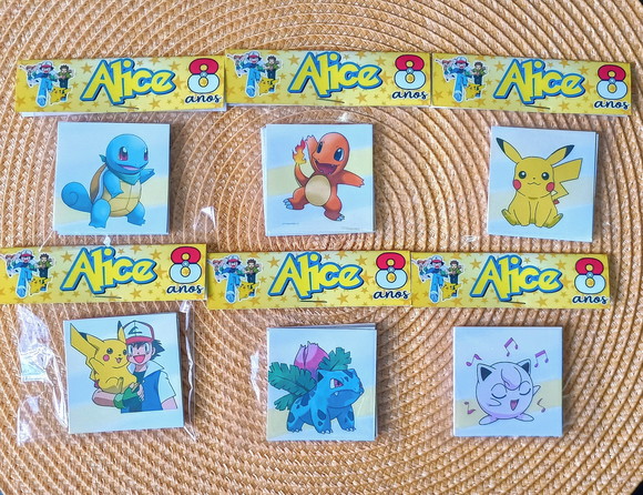 Jogo da Memória Pokemon Brinde Personalizado - foto 1