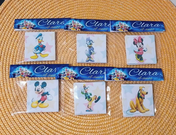 Jogo da Memória Turma do Mickey Lembrancinha Personalizada - foto 1