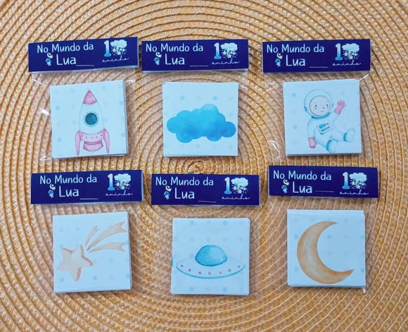 Jogo da Memória no Mundo da Lua Brinde Personalizado - foto 1