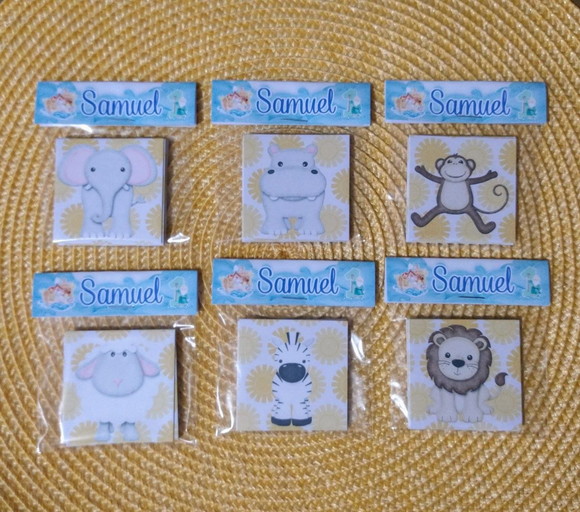 Jogo da Memória 6 Pares Arca de Noé Brinde Personalizado - foto 1
