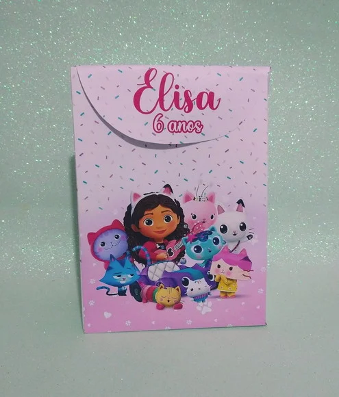 Sacolinha Personalizada Casa Mágica da Gabby - foto 1
