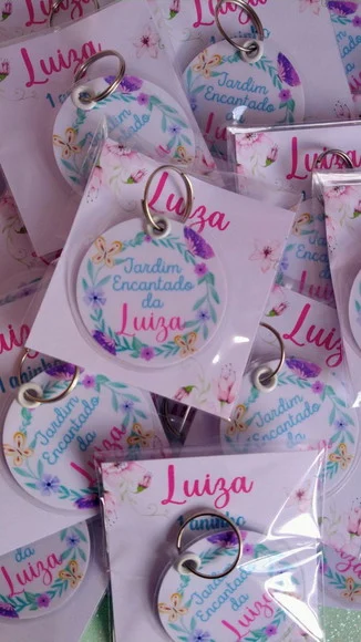 Chaveiro Plastificado Lembrancinha Personalizada - foto 1