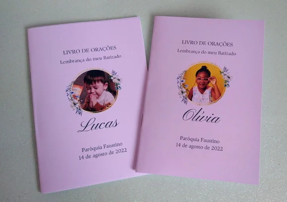 Livrinho de Orações Lembrancinha de Batismo Batizado - foto 1