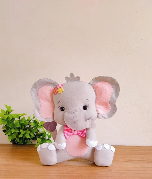 Safari em Feltro - Elefante 25cm - foto 1