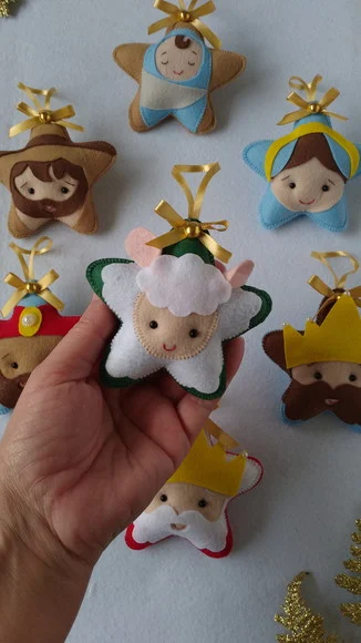 Kit Pingentes Estrelinhas de Natal - foto 1