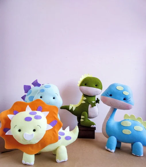 Dinossauros Baby em Feltro - foto 1