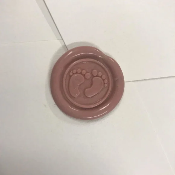 Lacre de Cera - Pegadas bebê - foto 1
