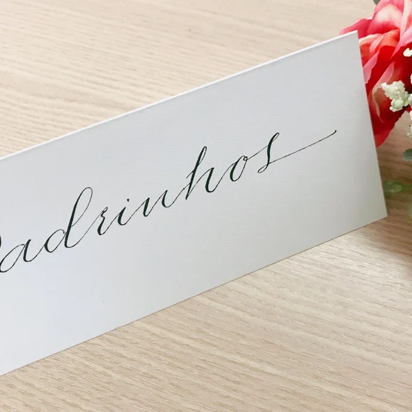 Placas de Padrinhos - Caligrafado - foto 1