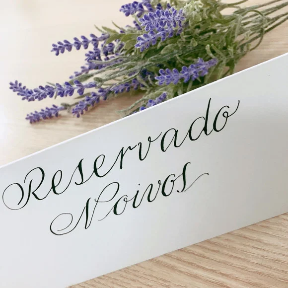 Placas de Reservado - Caligrafado - foto 1