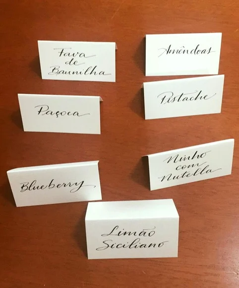 Placas de Doces - Caligrafadas - foto 1