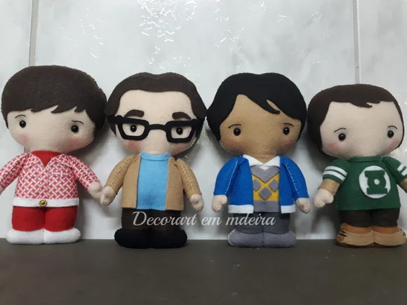 The Big Bang Theory Bonecos em Feltro - foto 1