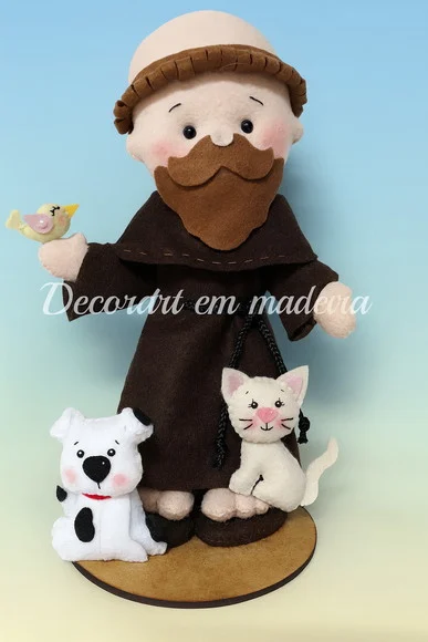 São Francisco decoração em Feltro