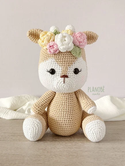 Cerva - Bichinhos da Floresta Amigurumi Crochê - foto 1