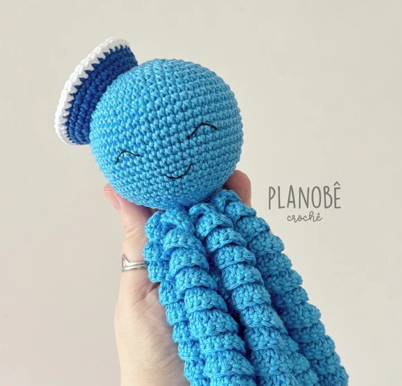 Polvo Soninho Amigurumi - foto 1
