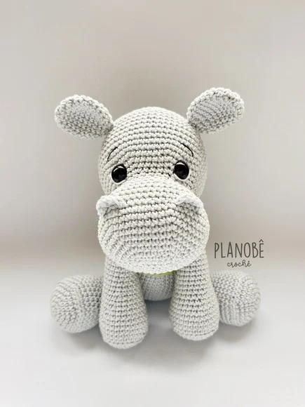 Hipopótamo Amigurumi - foto 1