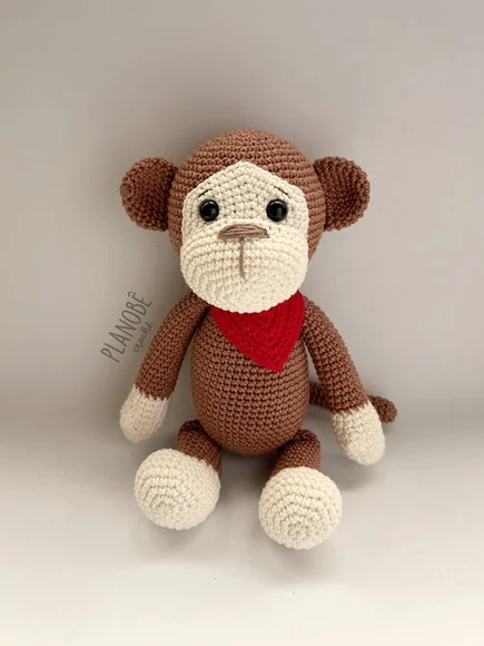 Macaco Bob Amigurumi - foto 1