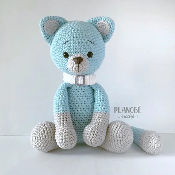 Gato Azul Amigurumi - foto 1