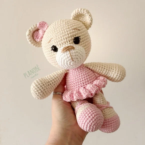 Ursinha Bailarina - Amigurumi