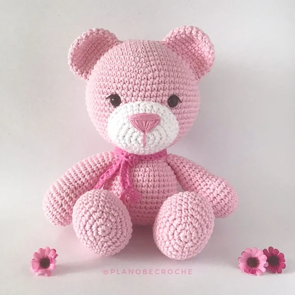 Ursinha Lilly Baby Rosa Amigurumi - foto 1