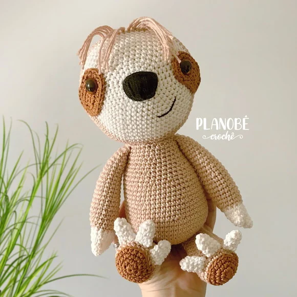 Preguiça - Amigurumi