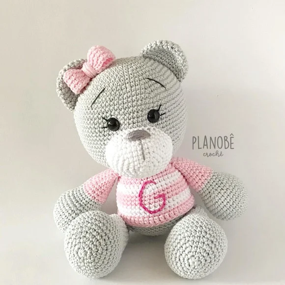 Ursinha Lilly com Camiseta Amigurumi - foto 1