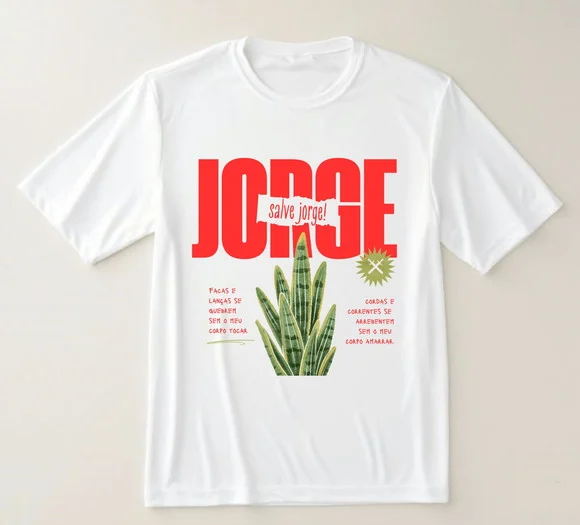 Camiseta São Jorge Armas de Jorge - Proteção e Fé - foto 1