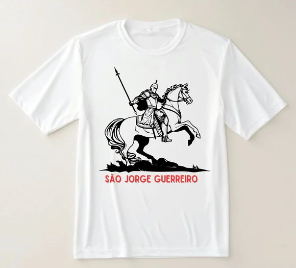 Camiseta São Jorge Guerreiro Design Clássico e Atemporal - foto 1
