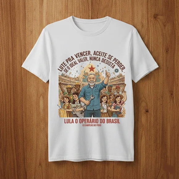 Camiseta Lula 2026 - o Operário do Brasil (samba Enredo)