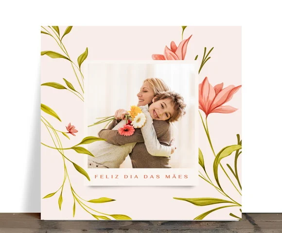 Azulejo Personalizado Feliz Dia das Mães com Foto - foto 1