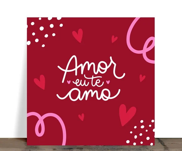 Azulejo Decorativo Romântico Amor Eu Te Amo 15x15 Cerâmica