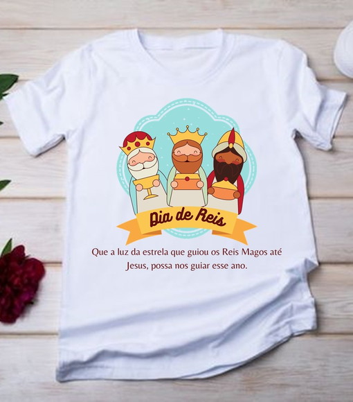 Camiseta Dia de Reis Magos Folia de Reis - foto 1