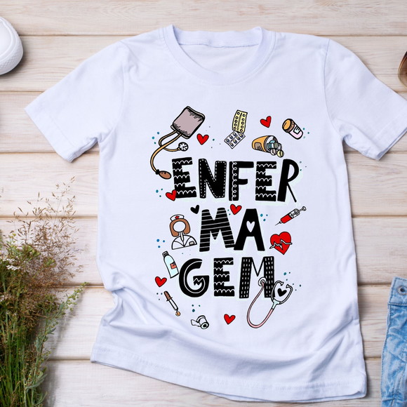 Camiseta Profissão Enfermagem - foto 1