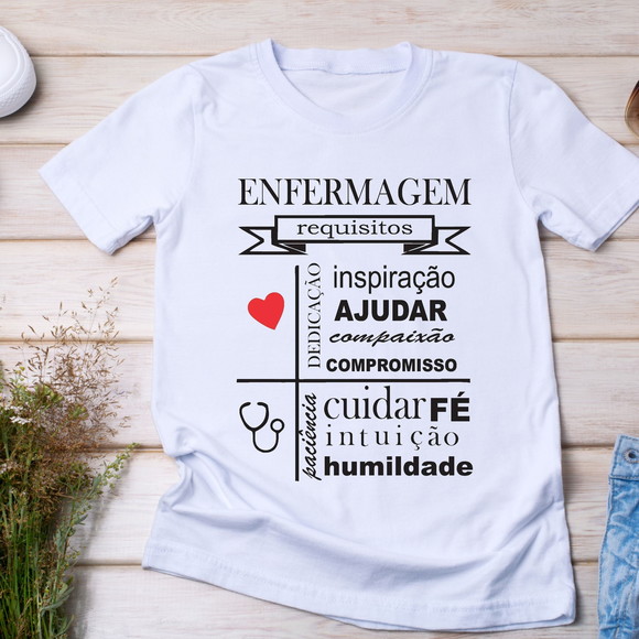 Camiseta Profissão Enfermagem - foto 1