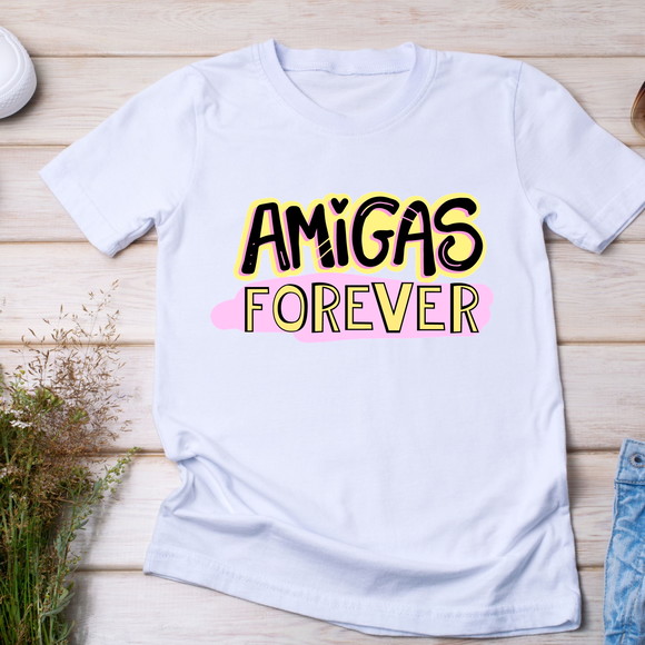 Camiseta Amigas Forever - Presente para Melhores Amigas - foto 1