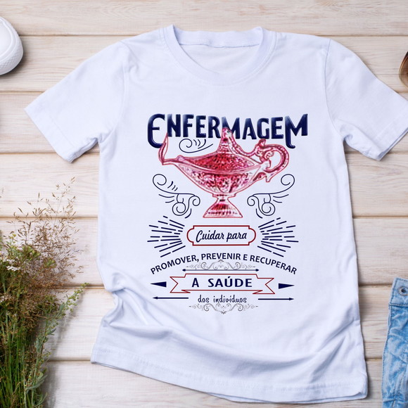 Camiseta Enfermagem Cuidar para Promover a Saúde - foto 1