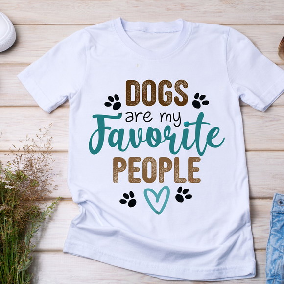 Camiseta Dogs Are My Favorite People - Amor Por Cães - foto 1