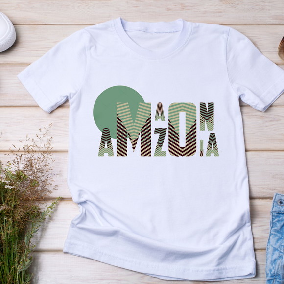 Camiseta Amazônia - Estilo Tropical e Moderno - foto 1
